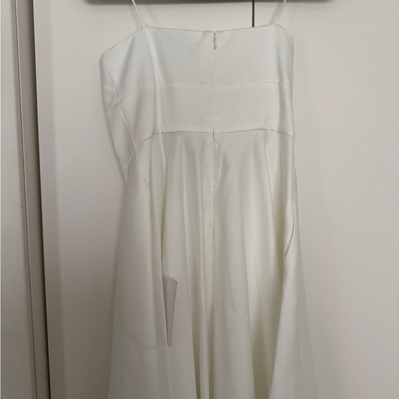 NWT | JAYGODFREY White midi Strapless Dress with Sweetheart Neckline Size 6 - Picture 7 of 13